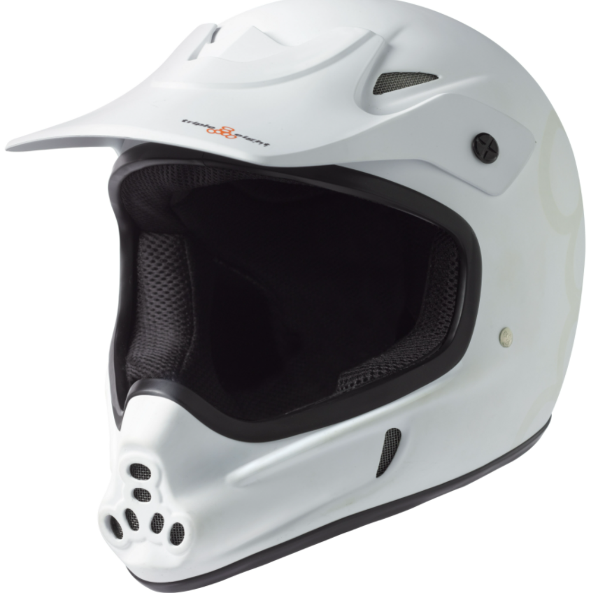 Triple 8 Eight - Invader - Full Face Helmet - White Glossy - Ion Dna